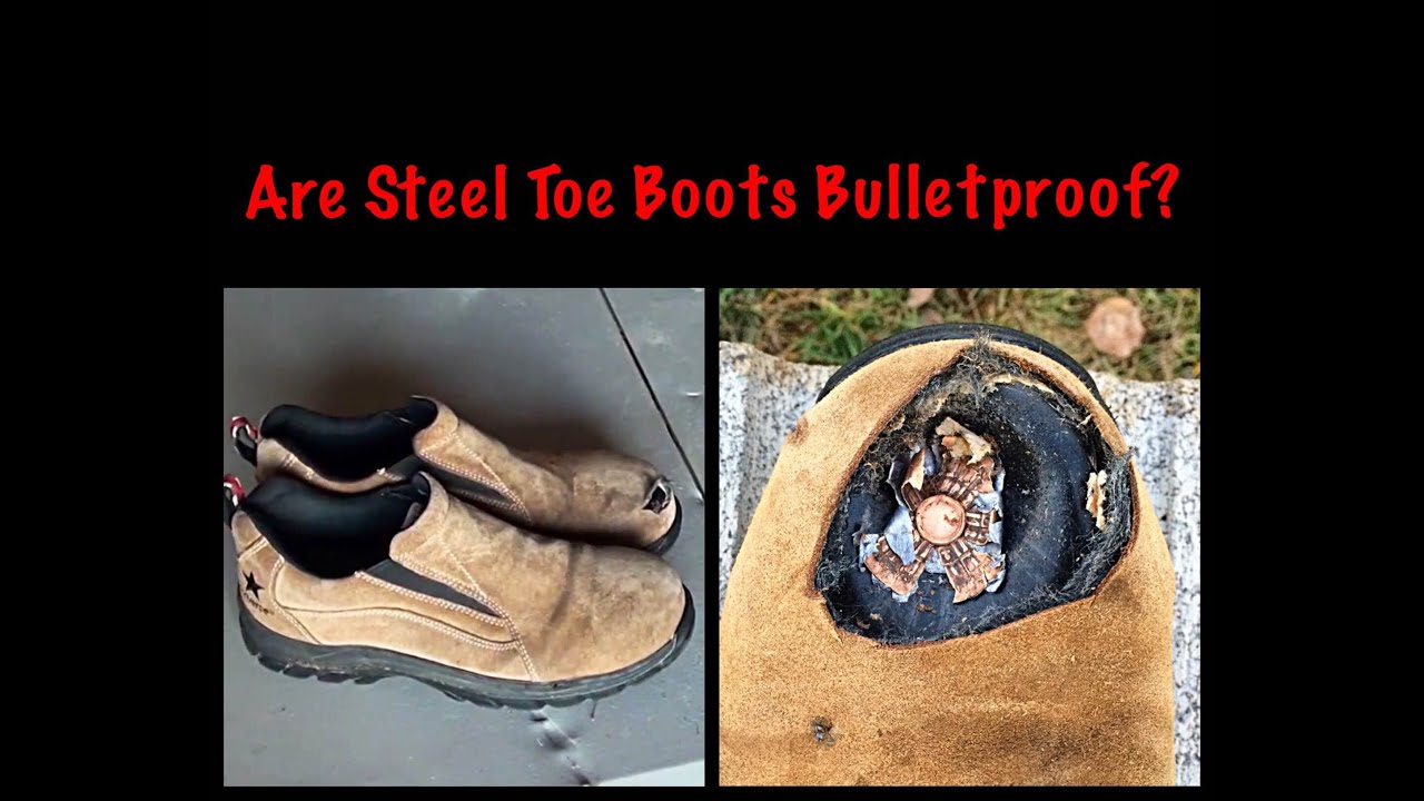 Can a bullet go through a steel toe boot?
