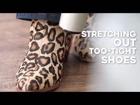 How do you loosen tight boots?