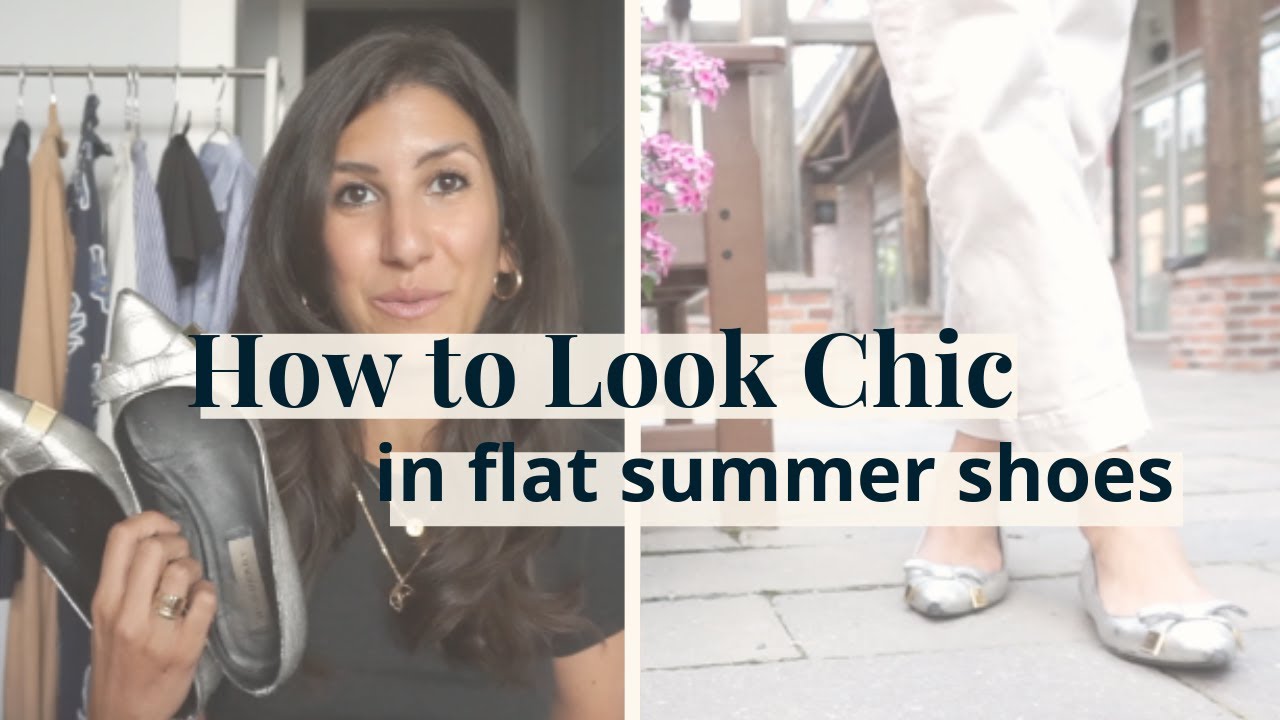 How can I make my flat shoes look dressy?