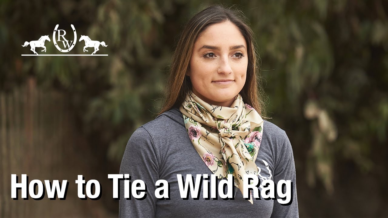 How do you tie a girls wild rag?