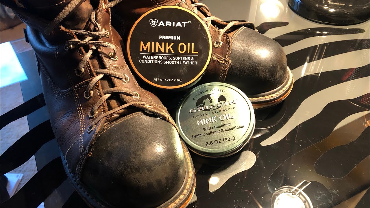 How do you use mink oil on boots?