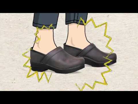 How do you walk in Dansko clogs?