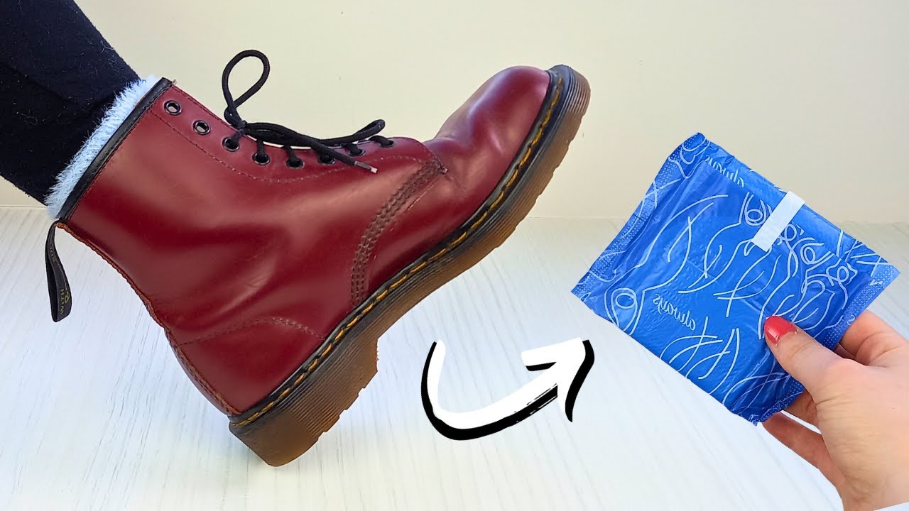 How do you break in Doc Martens without wearing them?