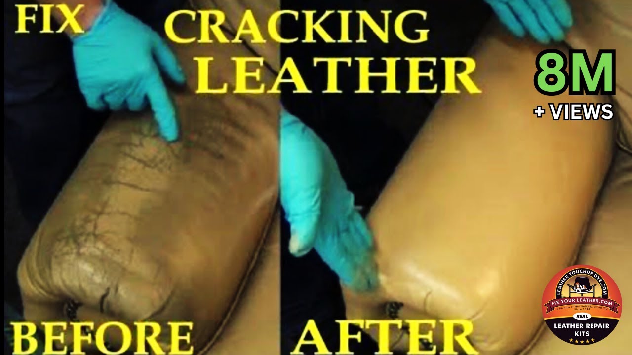 How do you revive cracked leather?