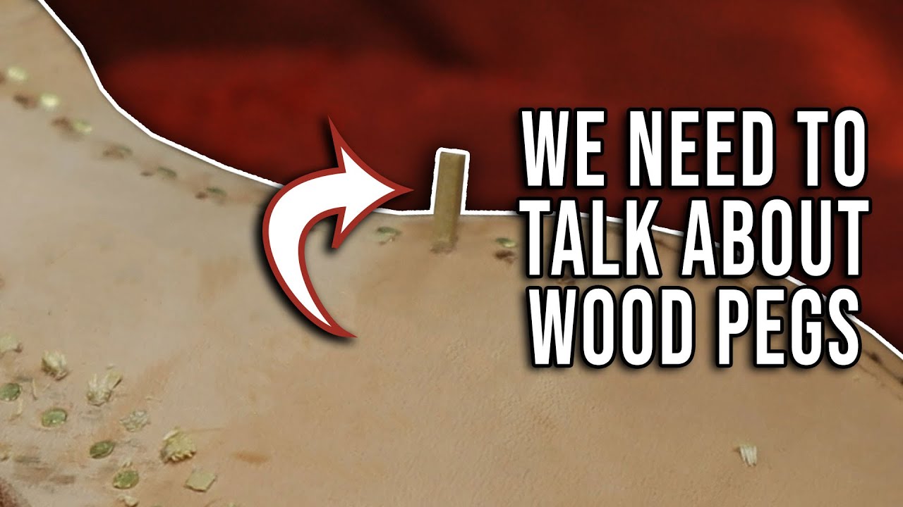 Why do cowboy boots have wooden pegs?