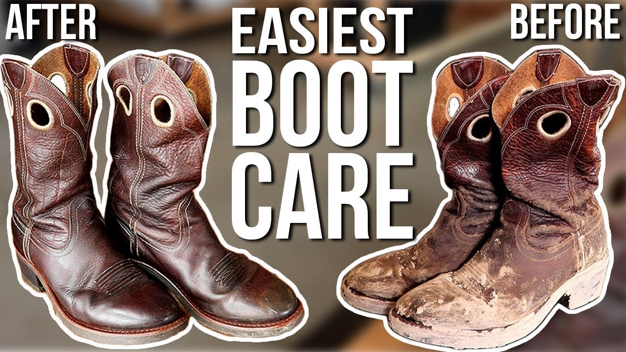Do you need to clean boots before conditioning?