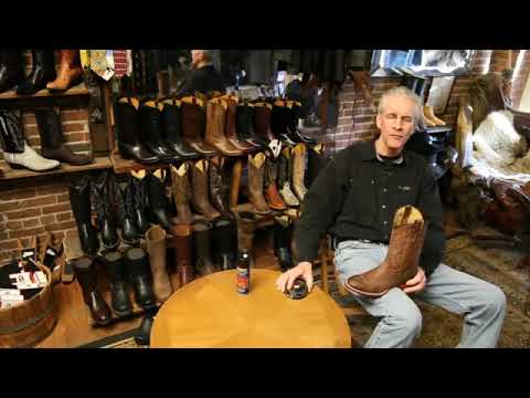 How do you spray waterproof spray on boots?