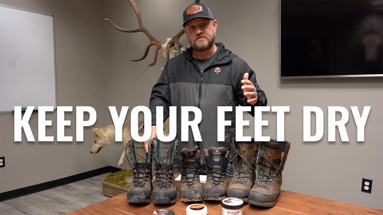 How do I waterproof my hunting boots?