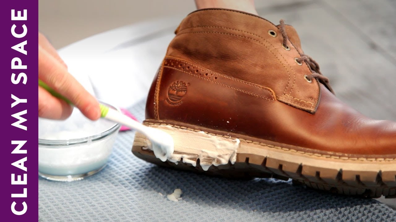 How do you clean leather shoes yourself?