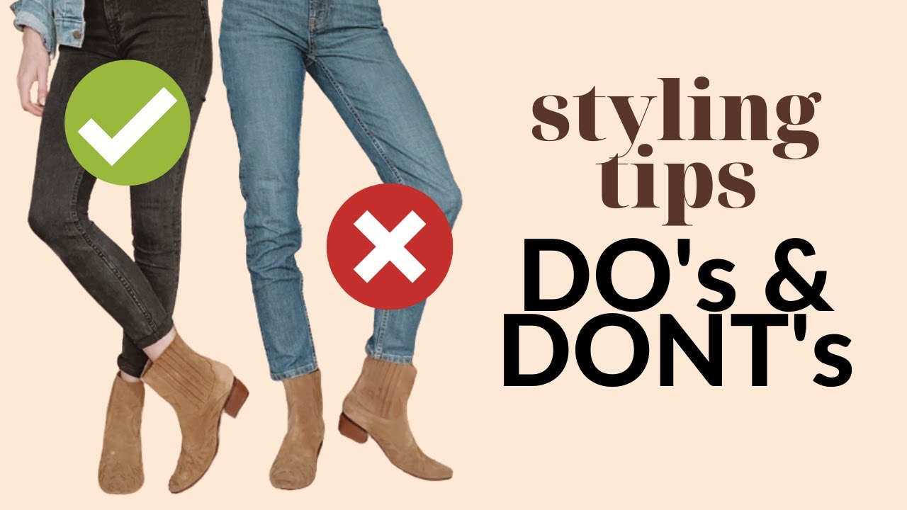 How do you pair jeans with boots?