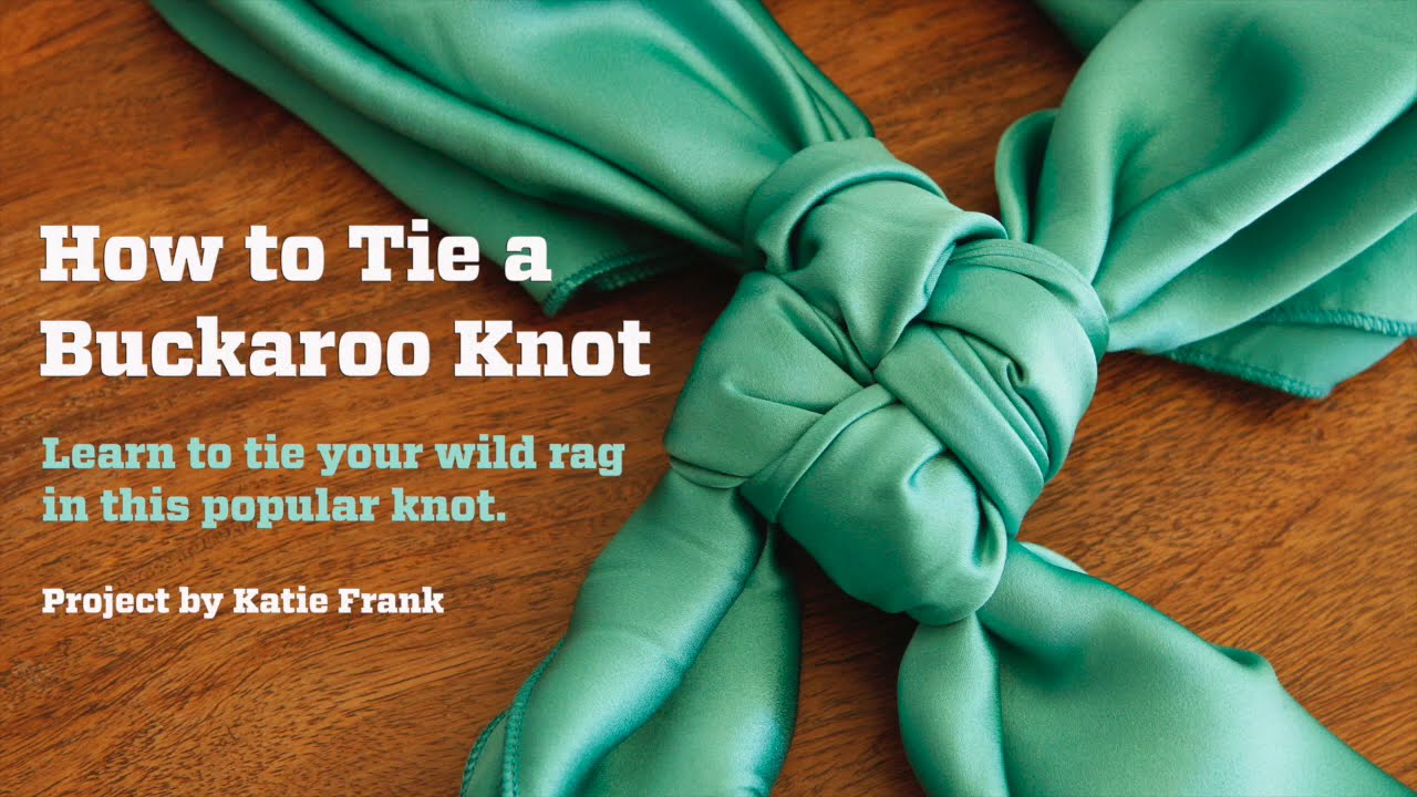 How do you tie a western knot?
