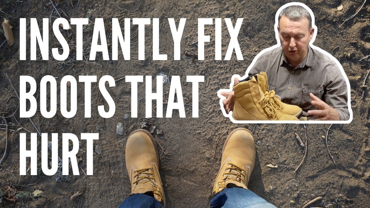 How do I keep my feet from getting sore at work boots?