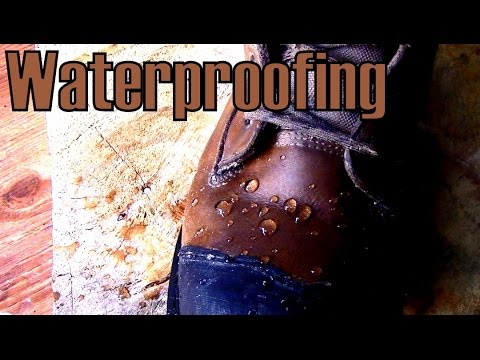 How do you waterproof homemade boots?