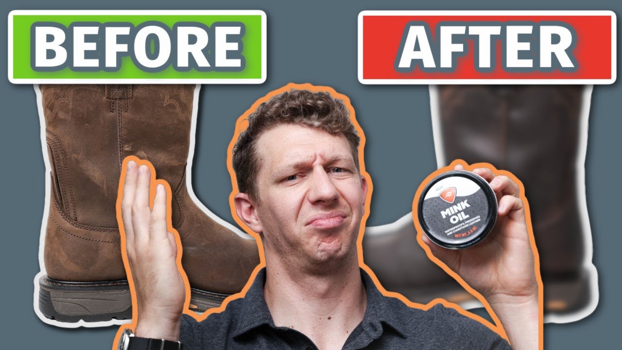 Can I put mink oil on new boots?