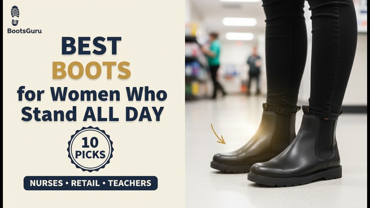 Best Work Boots for Women Who Stand All Day (Stop Foot Pain!)