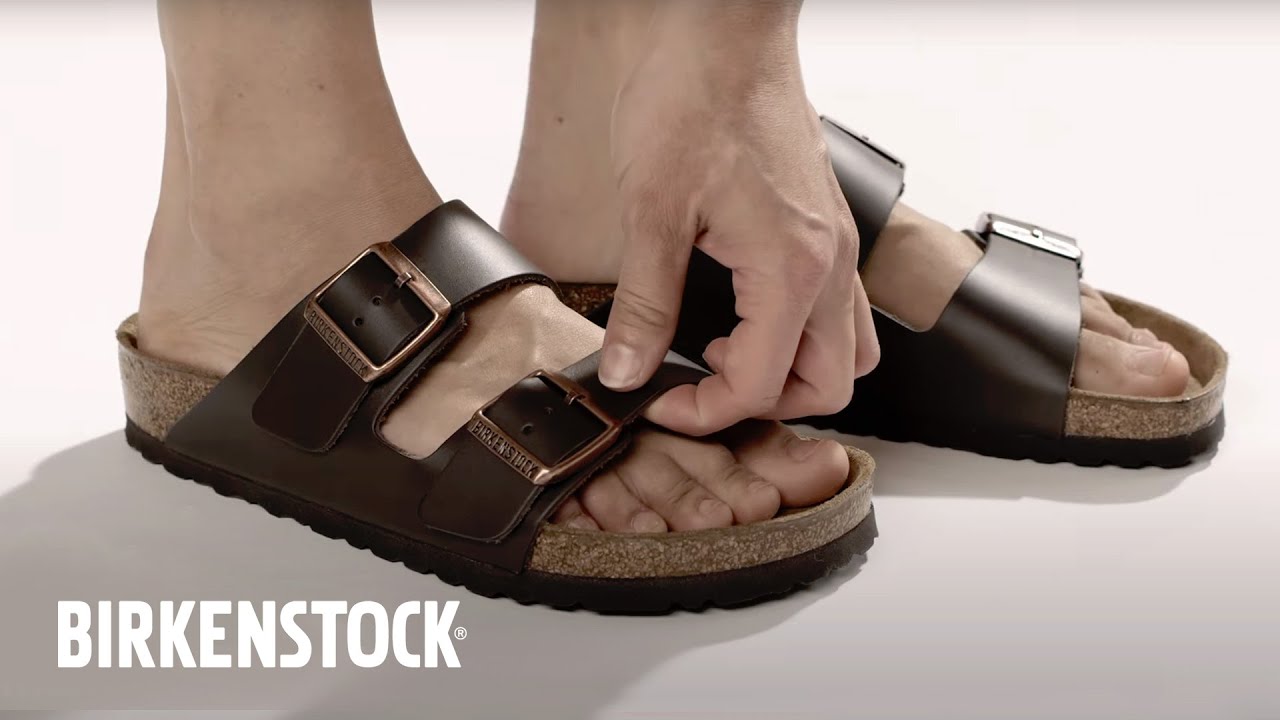 How should you walk in Birkenstocks?