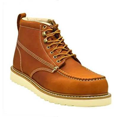 Golden Fox Moc Toe Boots