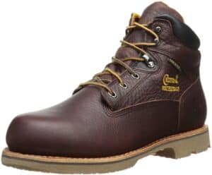 chippewa garden work boots with waterproof materials