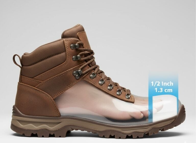 should your toes be to the end of a boot