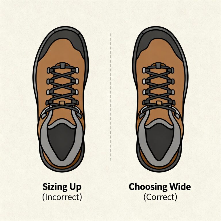 should i size up for wide feet