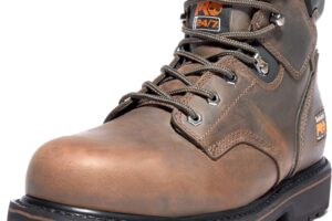 Timberland Pro Men’s 6″ Pit Boss Steel Toe Work Boots – A Perfect Combination of Comfort and Safety