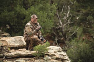 What do hunters use to cover their scent?