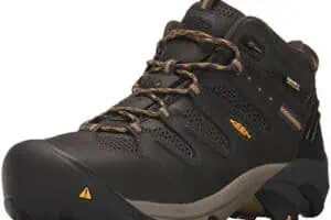 KEEN Utility Men’s Lansing Mid Steel Toe Work Boots: Waterproof Comfort and Safety