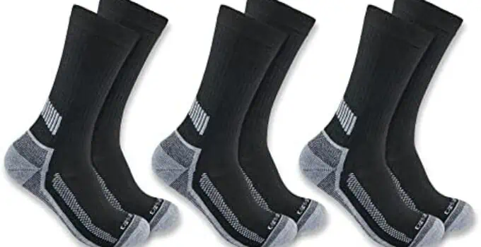 Experience Ultimate Comfort with Carhartt Men’s Force Performance Work Socks – A Detailed Review!