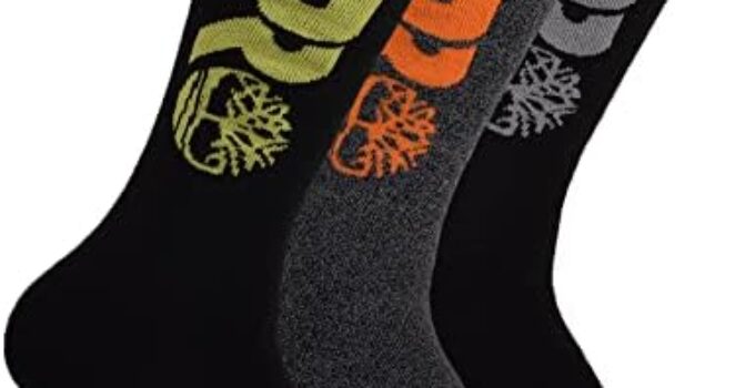 Cozy Feet Delight: Timberland Pro 3-Pack Boot Socks Gift Set for Men