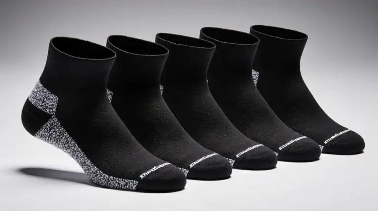 High-performance black ankle socks designed for sports and everyday wear, offering comfort, breathability, and snug fit for active lifestyles.