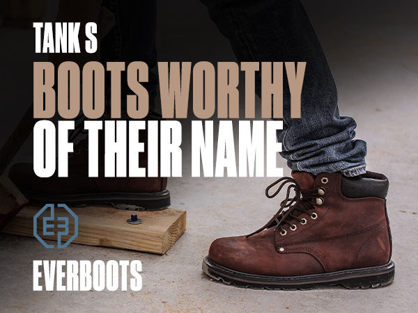 Durable brown boots from Everboots brand