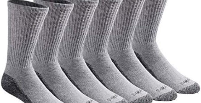 Experience Ultimate Comfort with Dickies Men’s Dri-tech Moisture Control Crew Socks!