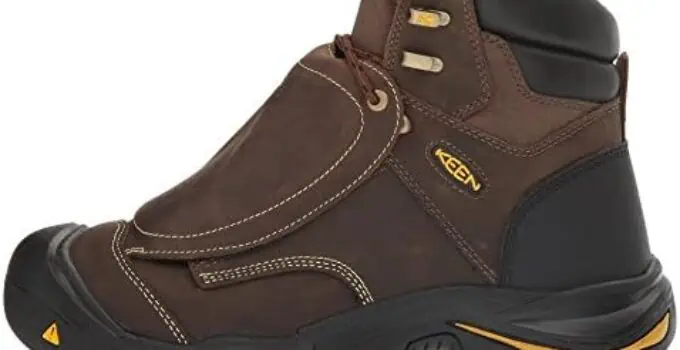 Experience Unmatched Protection and Comfort with KEEN Utility Men’s Mt Vernon 6″ Steel Toe Metatarsal Guard Work Boots