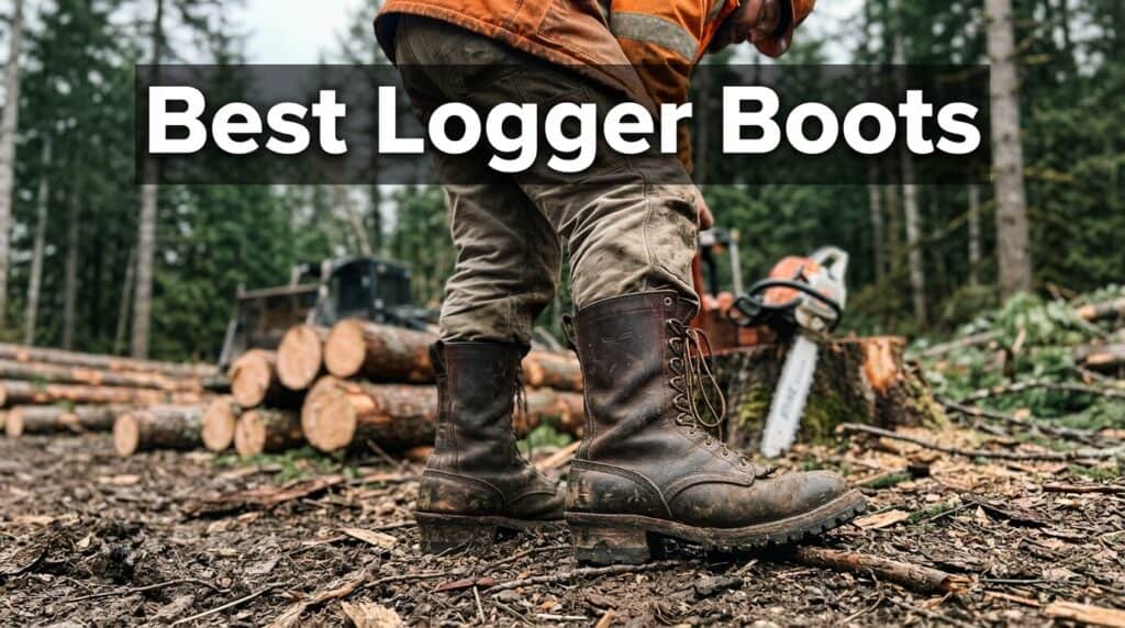 Durable logger boots designed for forestry and outdoor work, providing safety, comfort, and reliability in rugged environments. Perfect for logging, forestry, and outdoor labor.