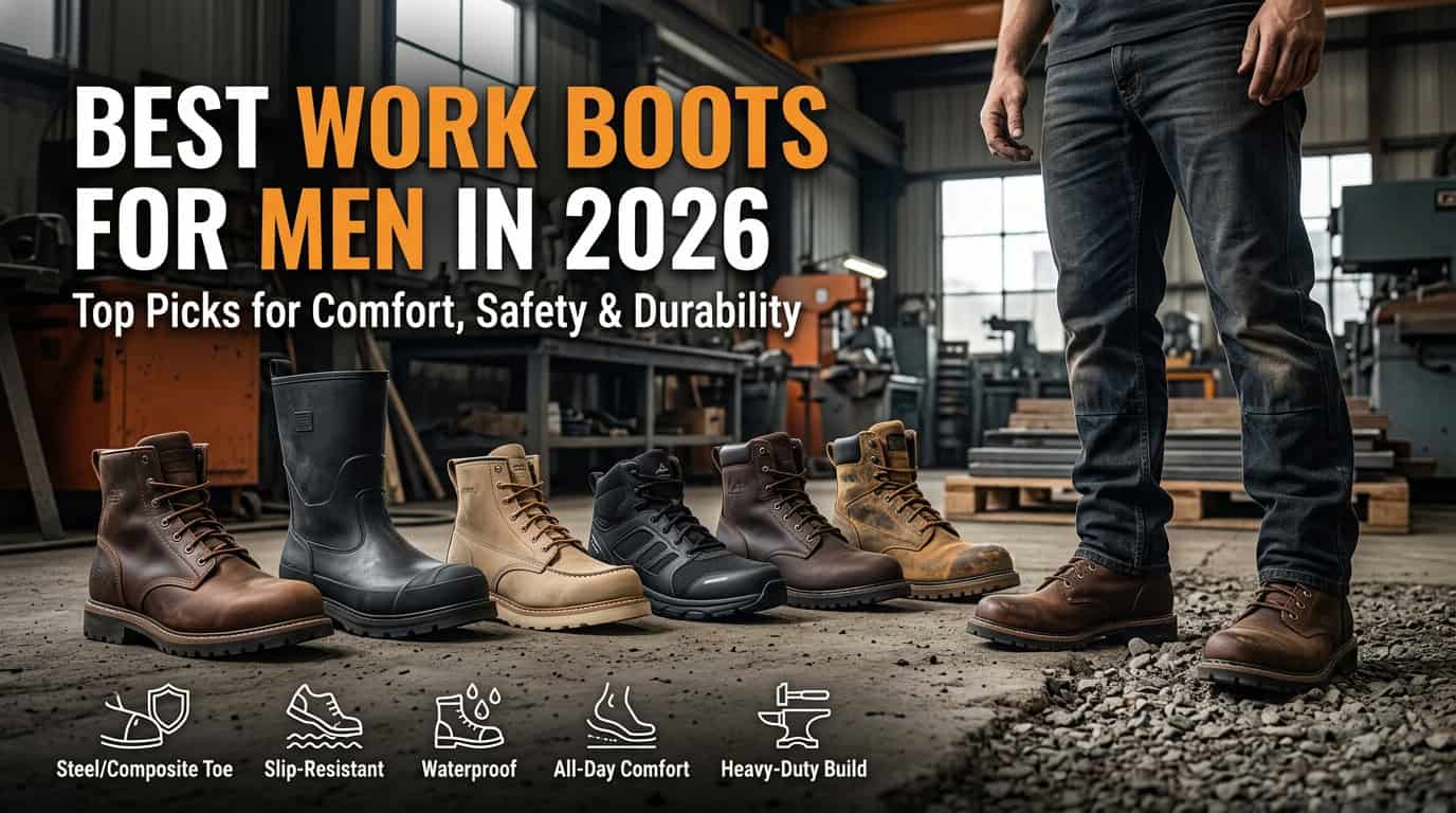 Best Work Boots for Men in 2026 - Tested & Ranked - BootsGuru.com
