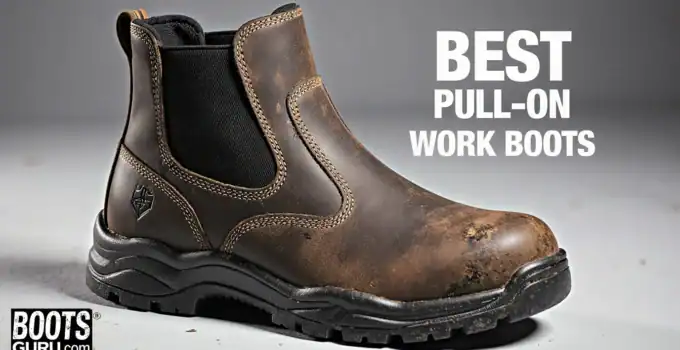 best pull on work boots