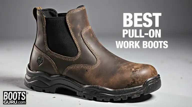 best pull on work boots