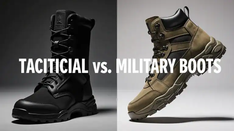 tactical vs. military boots