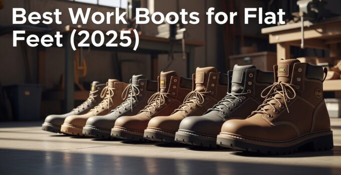 Top 2025 work boots for flat feet.