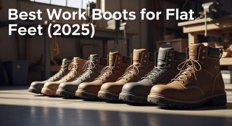 Top 2025 work boots for flat feet.
