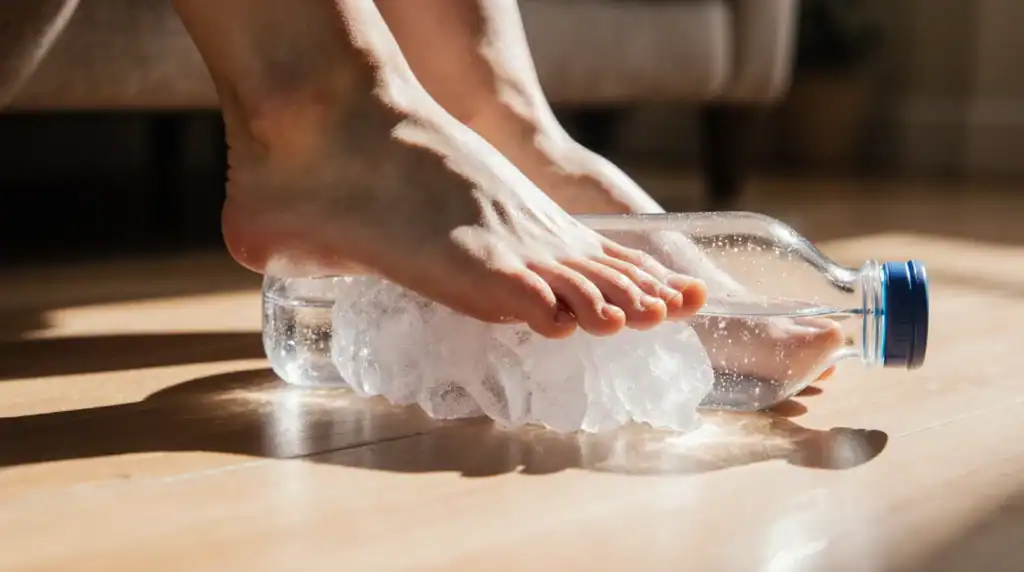 Frozen Water Bottle Trick