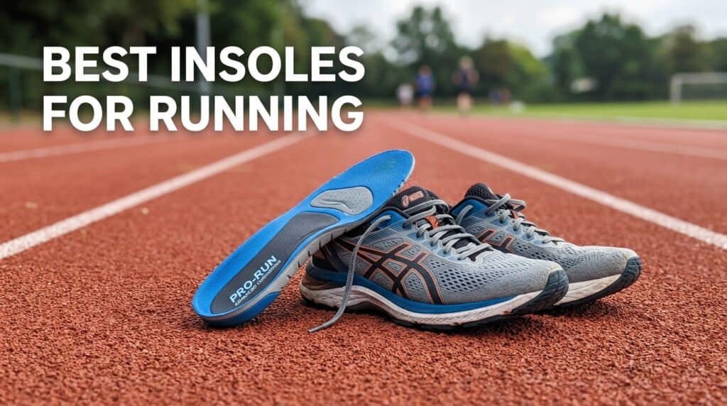 High-quality running insoles designed for comfort and performance on the track. Perfect for athletes seeking enhanced support and cushioning during runs.