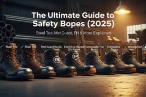 The Ultimate Guide to Safety Boot Types: Steel Toe, Met Guard, EH & More Explained