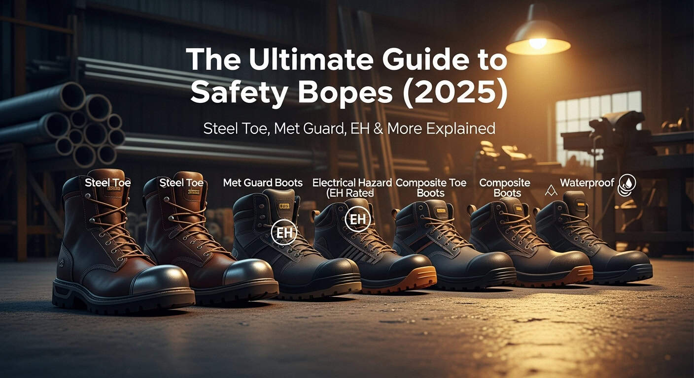 8 Types of Safety Work Boots Explained (2025): A Guru's Guide