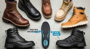 High-quality, durable work boots for men and women, designed for comfort, support, and safety. Explore a variety of styles including leather, waterproof, and hiking boots on BootsGuru.com.