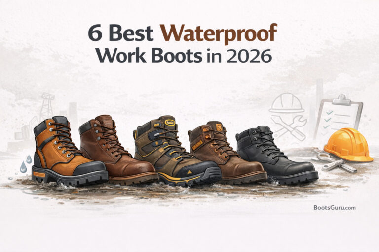 Six best waterproof work boots for 2026