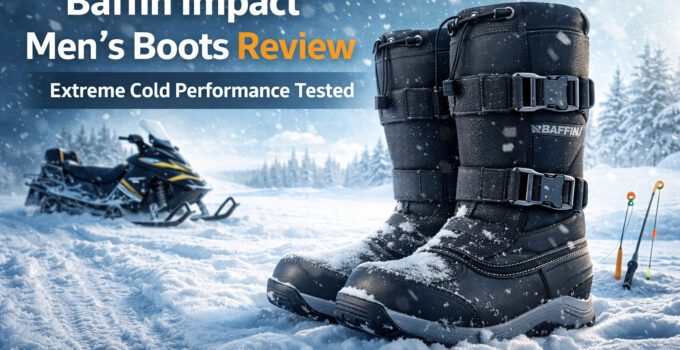 Baffin Impact men's boots in snowy environment