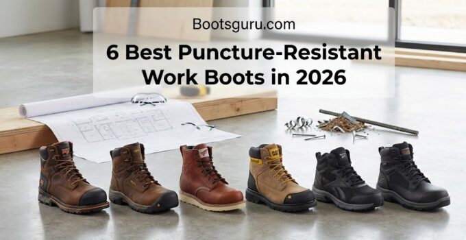 Puncture-Resistant Work Boots