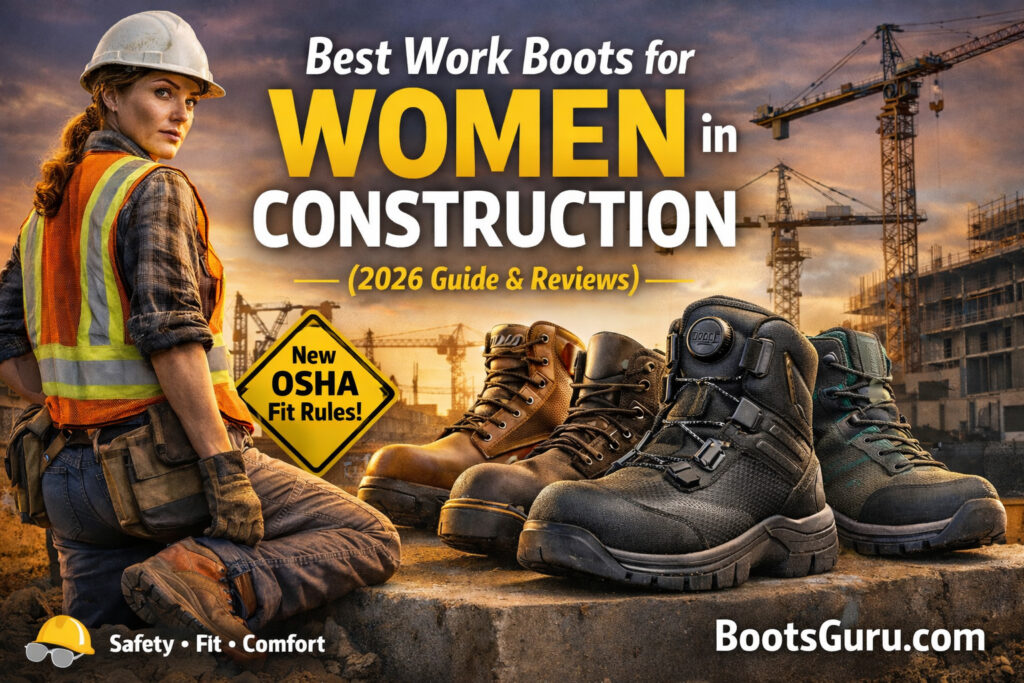 Guide to women's work boots in construction