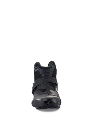 Alpinestars Men's SMX-1 R V2 ‌Vented Motorcycle Boots, short ⁣Riding Boots, CE-Certified, 45, Black/Black